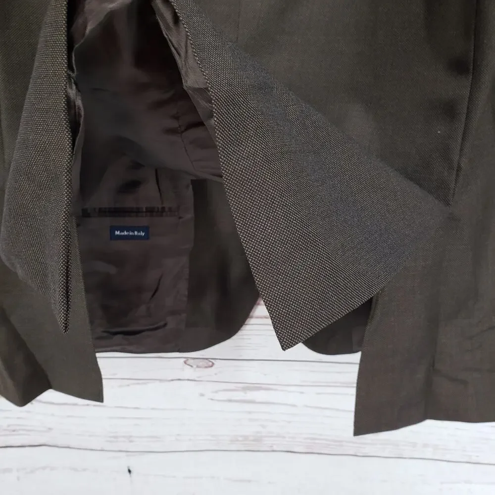 Polo Ralph Lauren Men's Brown Extra Fine Wool Sportscoat Blazer Size 46R